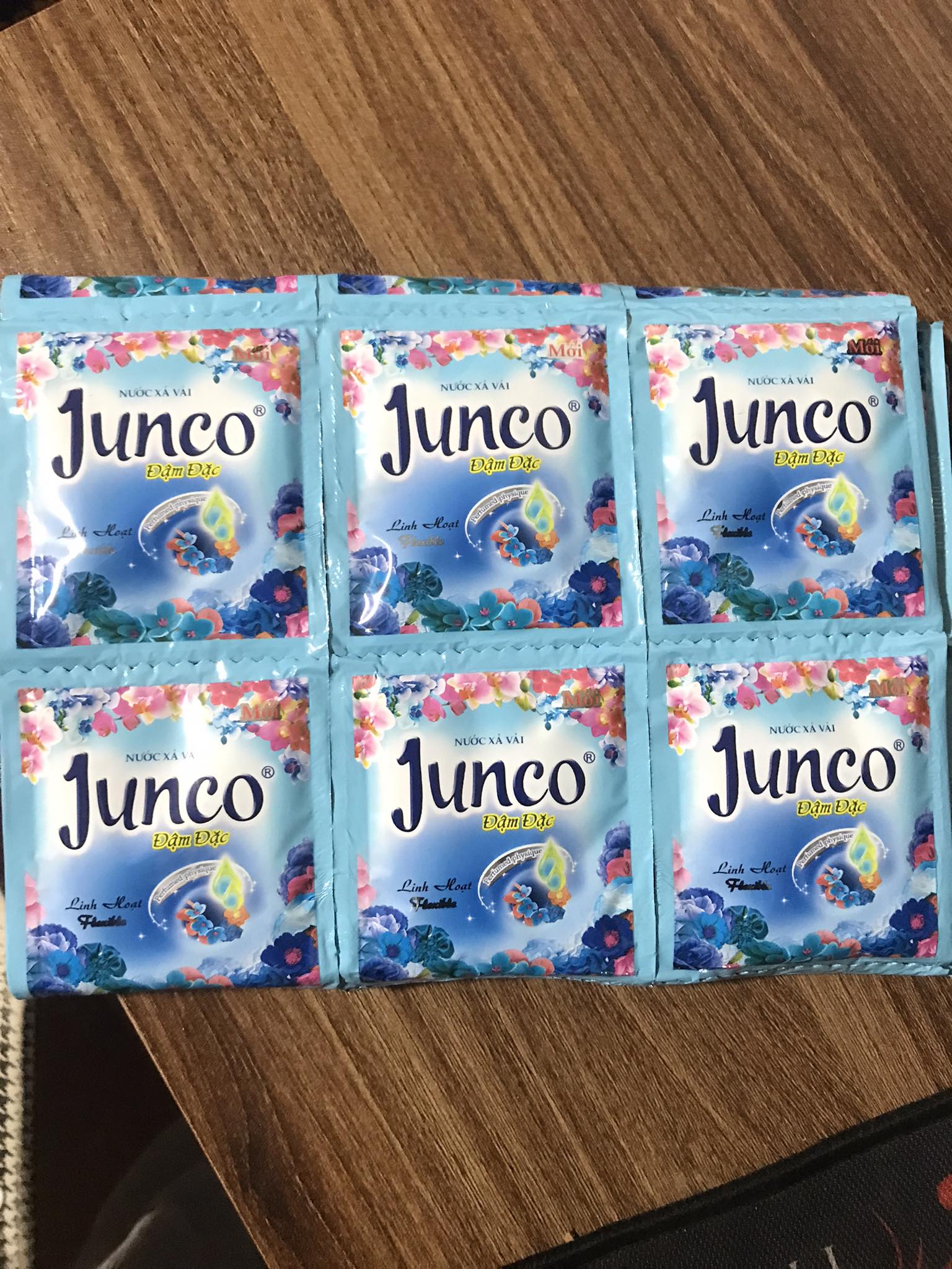 Combo nước xả vải junco dây 20 gói