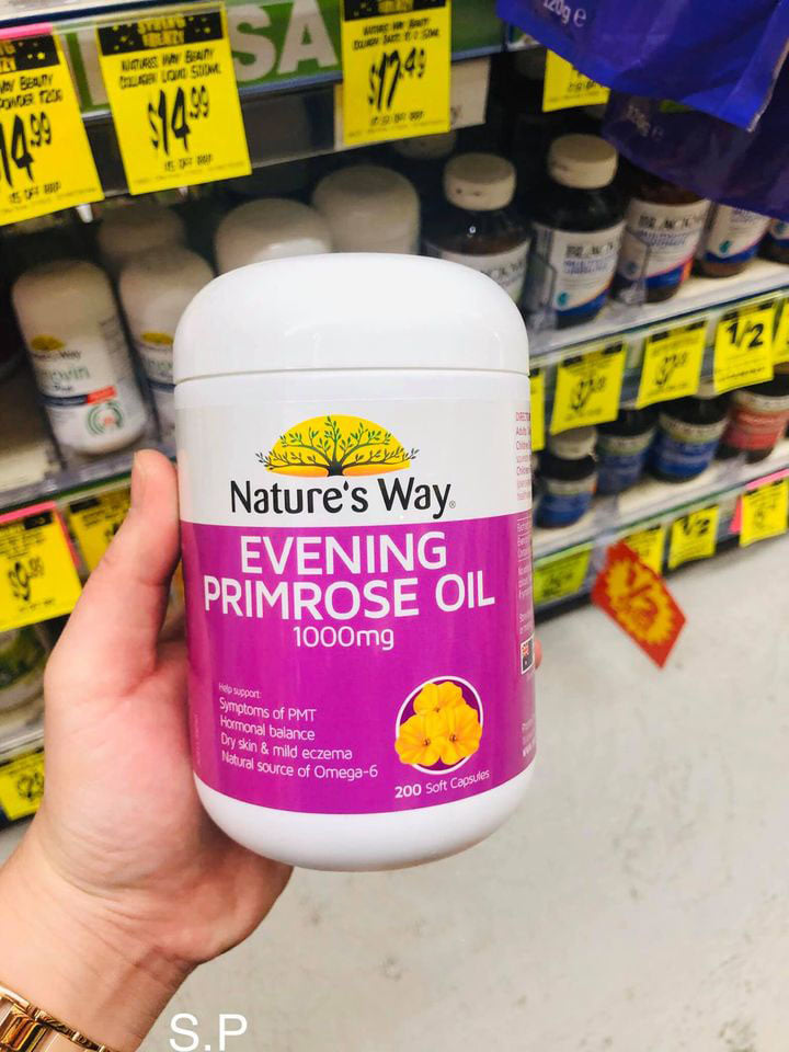 Hoa Anh Thảo Nature’s way Evening Primrose Oil 200 viên