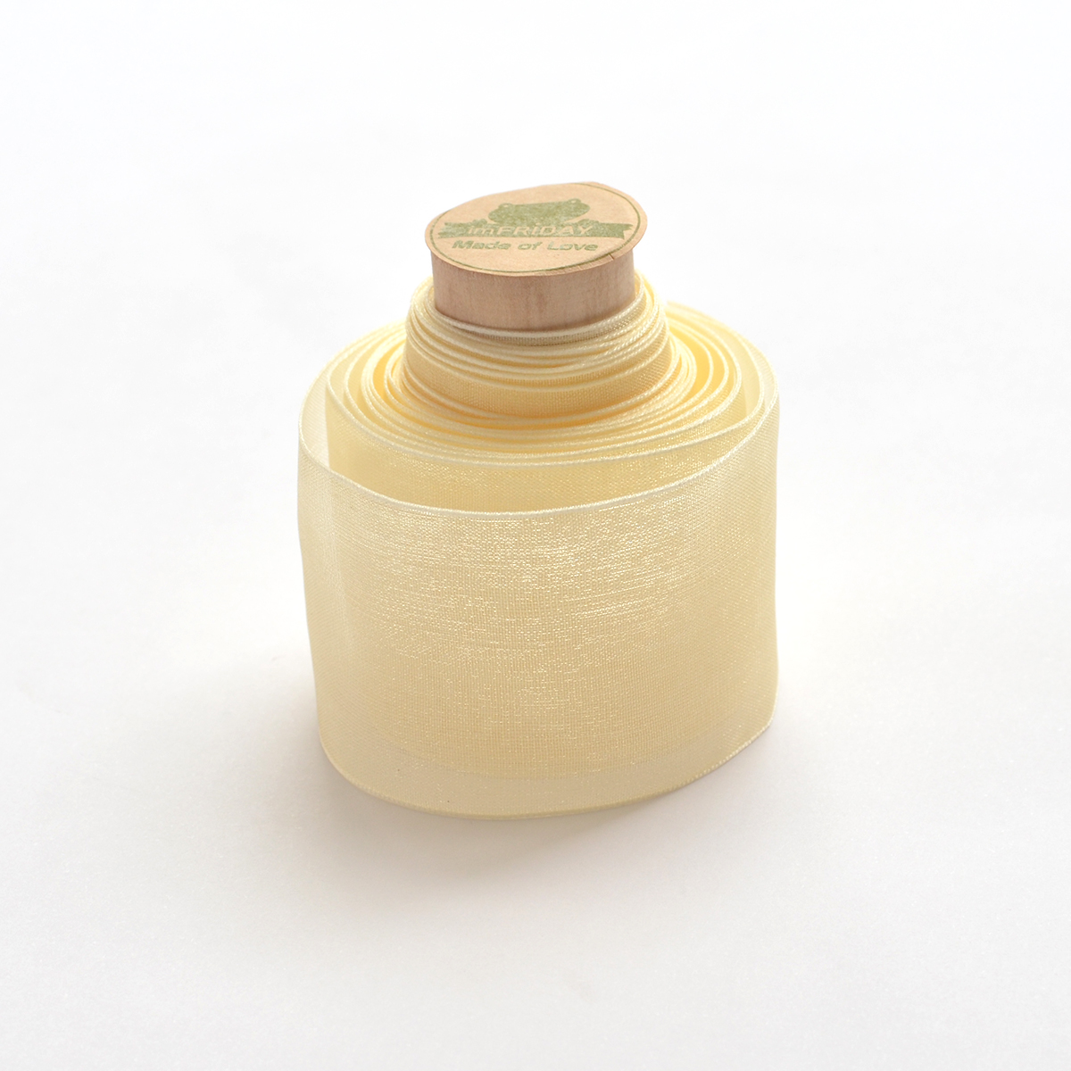 Cuộn 6m ruy băng voan bản rộng 4cm