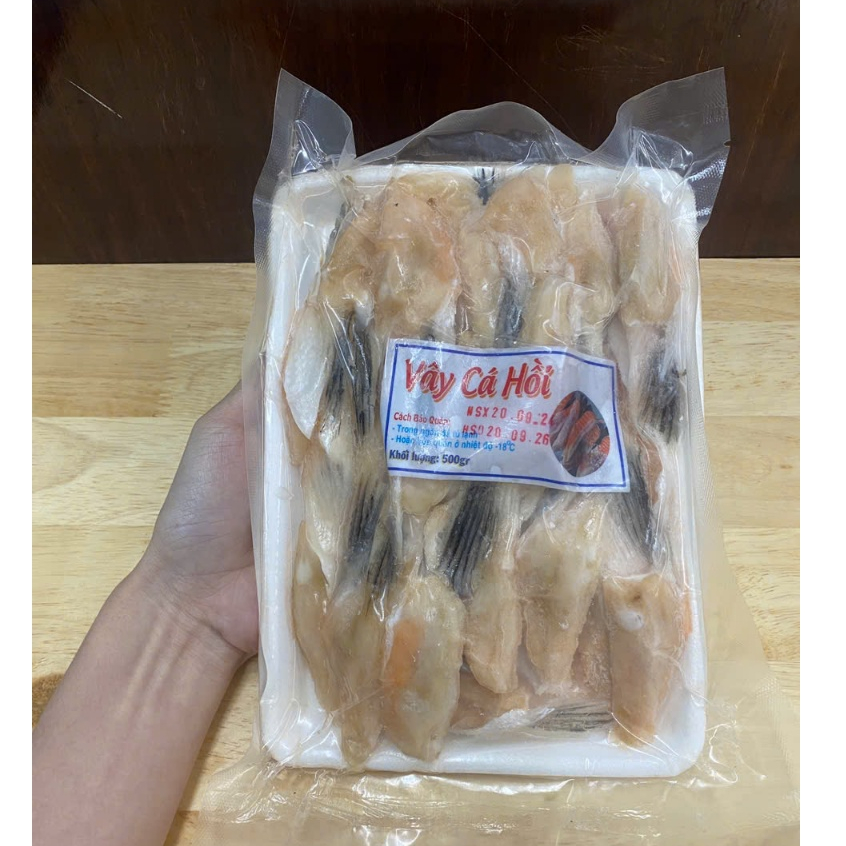 Vay cá hồi Nauy - BỊCH 500gr net 7 (giao tphcm)