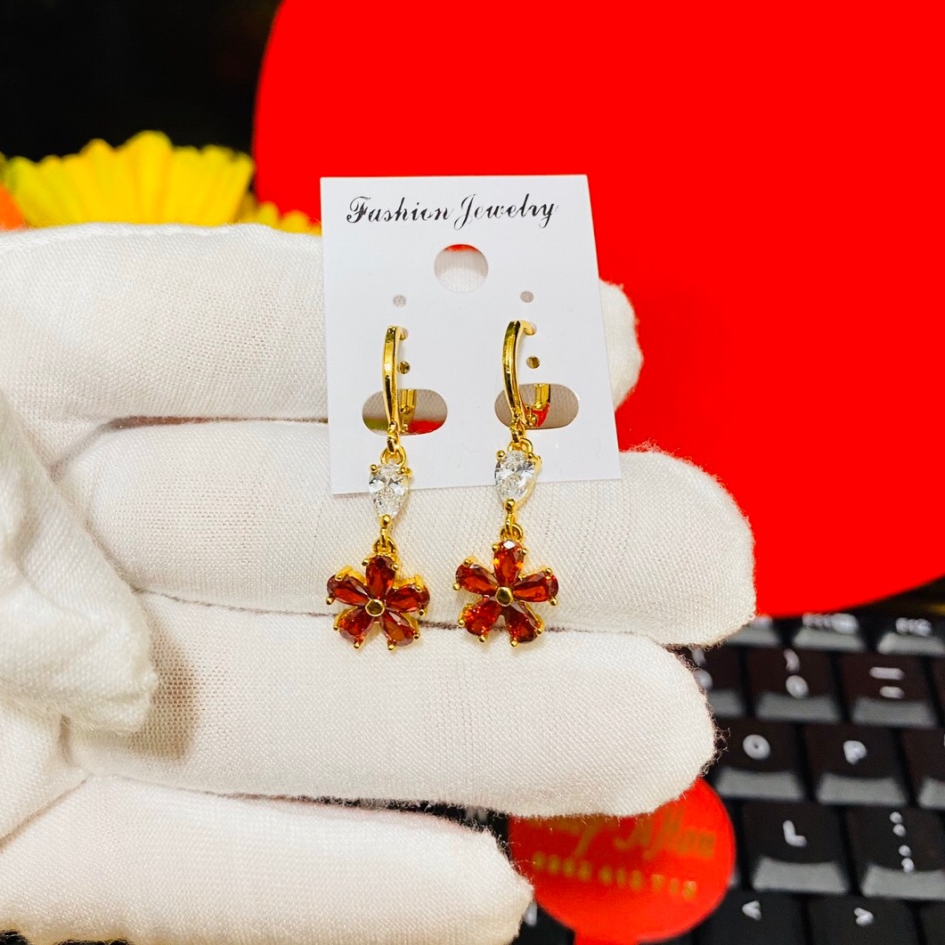 Bông tai nữ mạ vàng 18k cao cấp