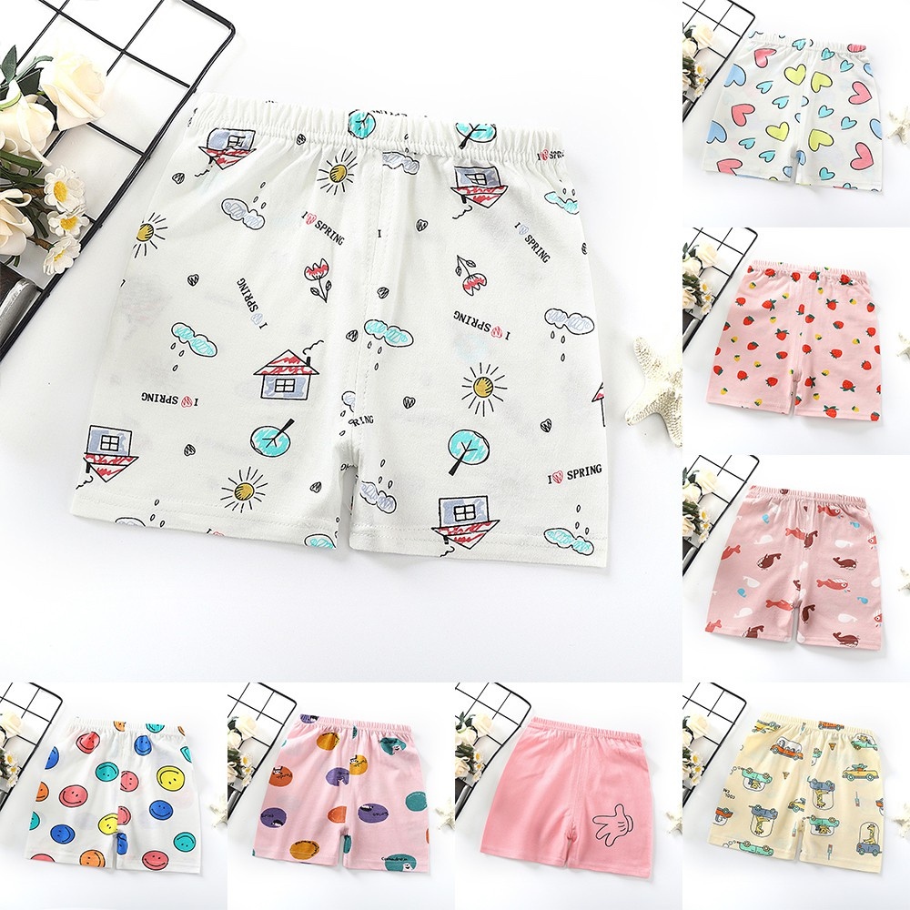 （A VOGUE） ☄ Children Cartoon Printed Baby Shorts Summer Fashion Casual Breathable Loose Korea Style