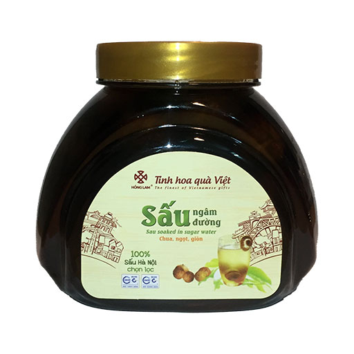 Sấu Ngâm Đường Hồng Lam - Vị Chua Ngọt