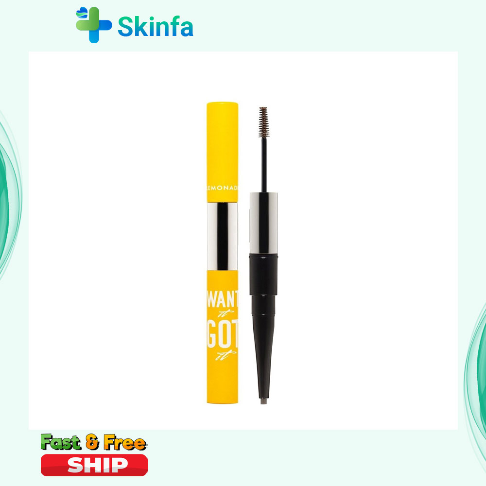 Chì kẻ mày 2 đầu lemonade want it got it dual eyebrow 2.75g