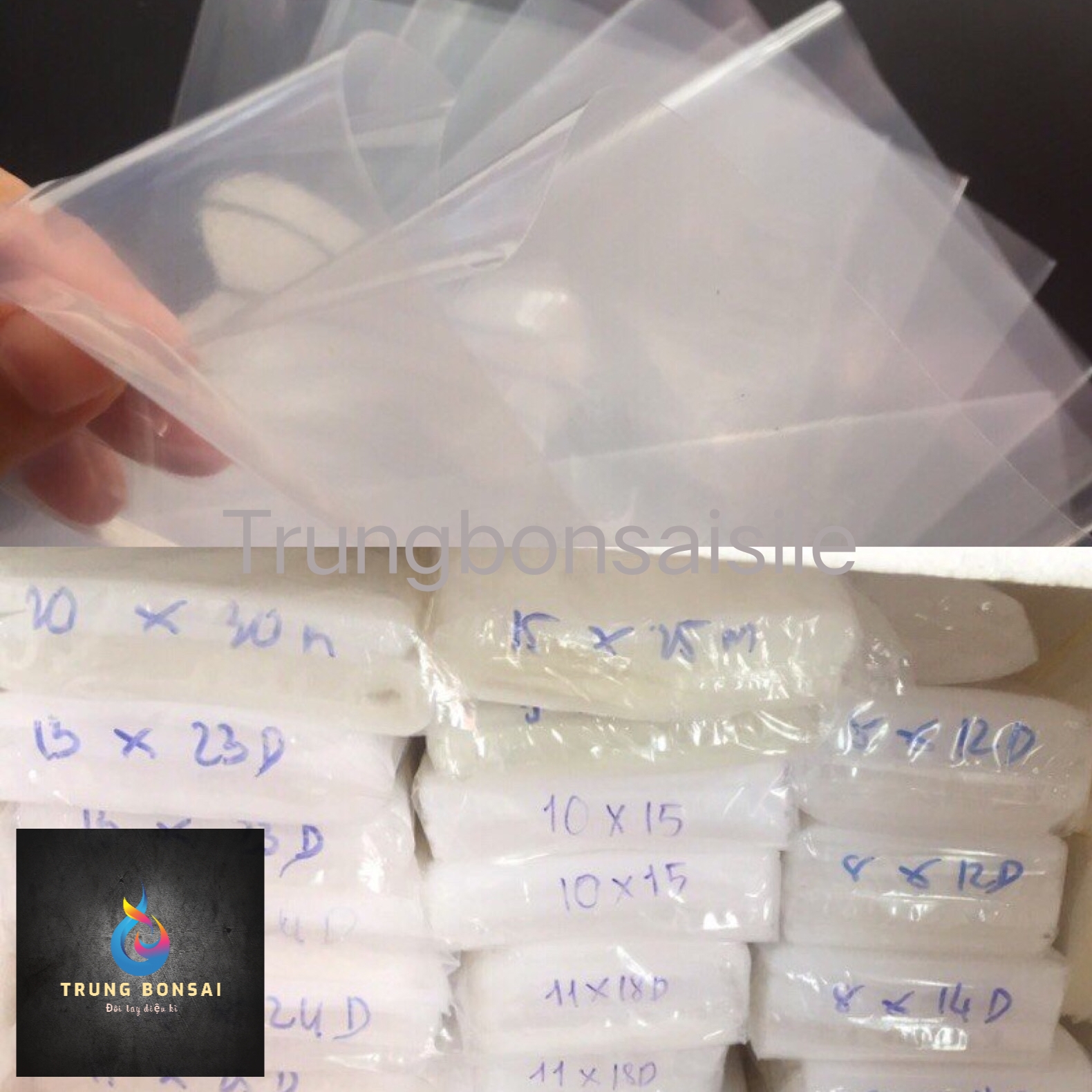100g túi nilon dẻo dày 7 li