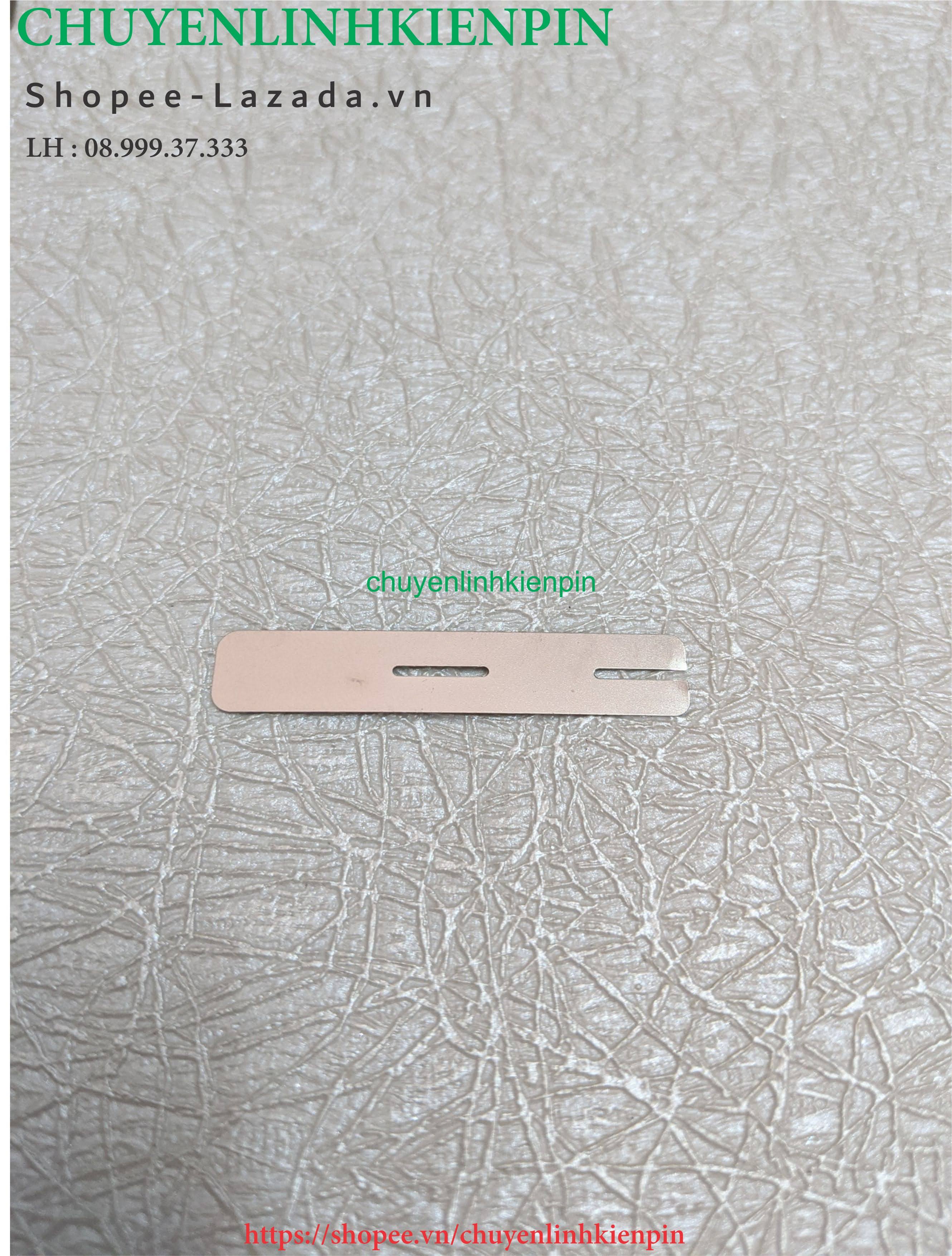 10 miếng kẽm Vuông 0.18mm hàn cell pin loại tốt