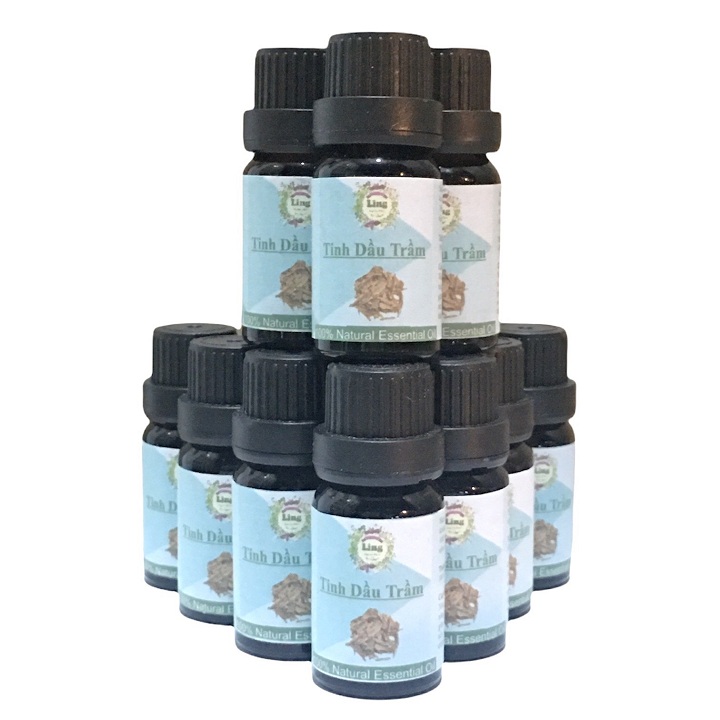 Combo 10 chai Tinh dầu Trầm 10ml Thiên Nhiên Nguyên Chất 100% khử mùi, xông phòng
