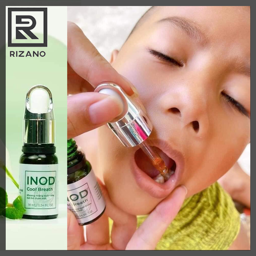 Rizano - tinh dầu inod huyền phi, khử mùi hôi miệng sâu răng, viêm lợi, nhiệt miệng, sún răng, viêm nha chu nấm lưỡi, chăm sóc răng miệng