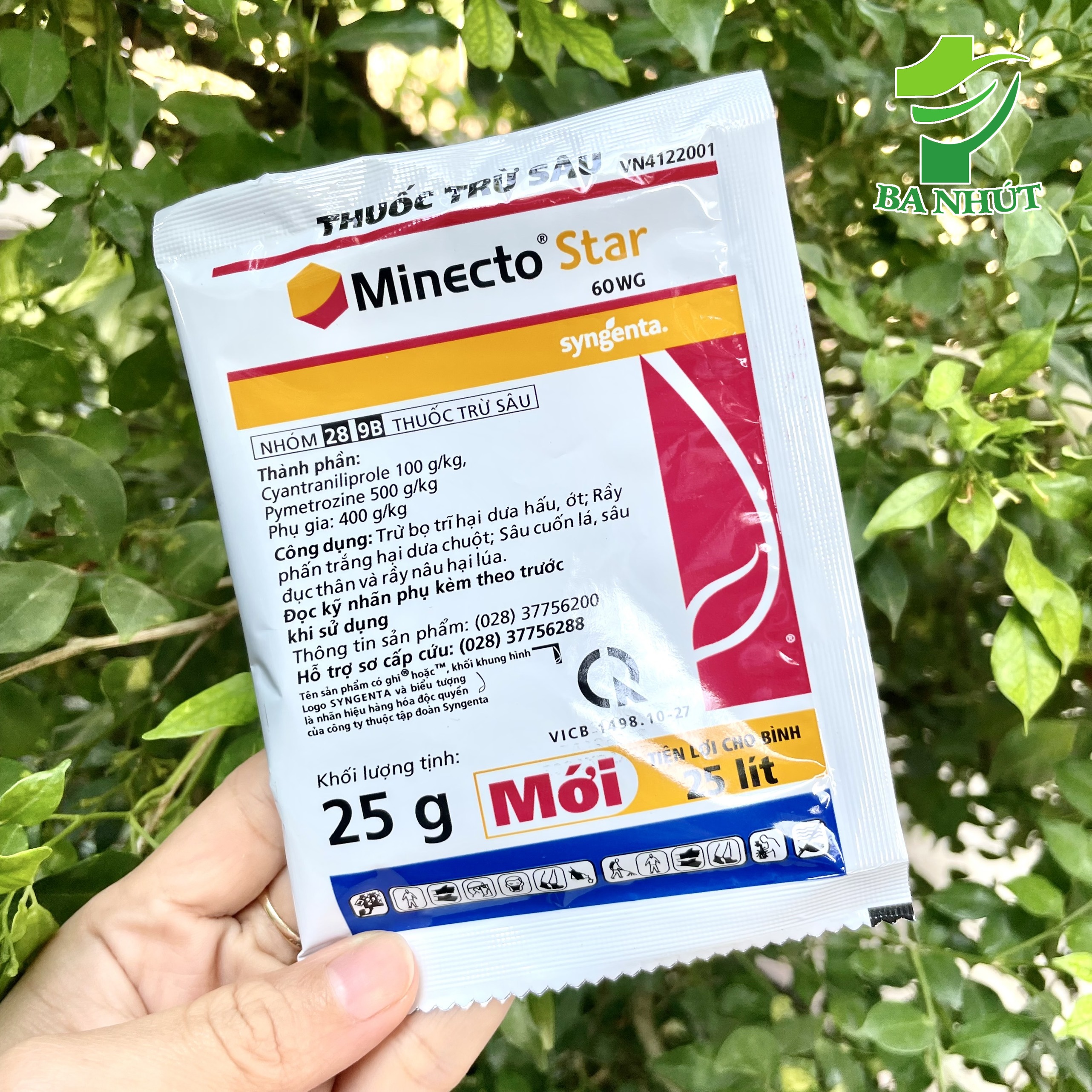  Thuốc Trừ Bọ Trĩ MINECTO STAR 60WG 25Gr Cho Cây Dưa Hấu Ớt Mai Vàng 