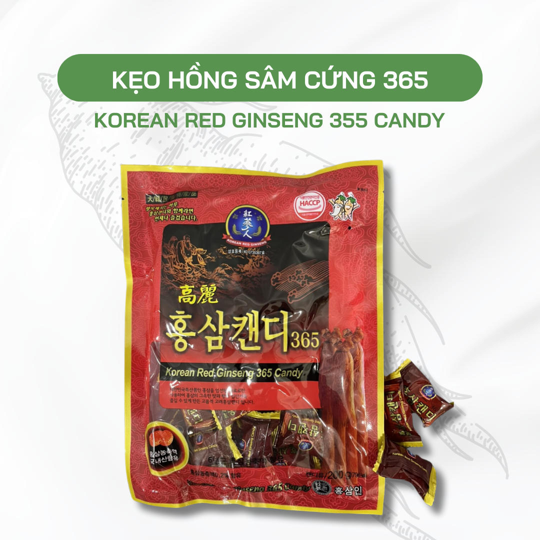 Kẹo hồng sâm vitamin 200g Hàn Quốc