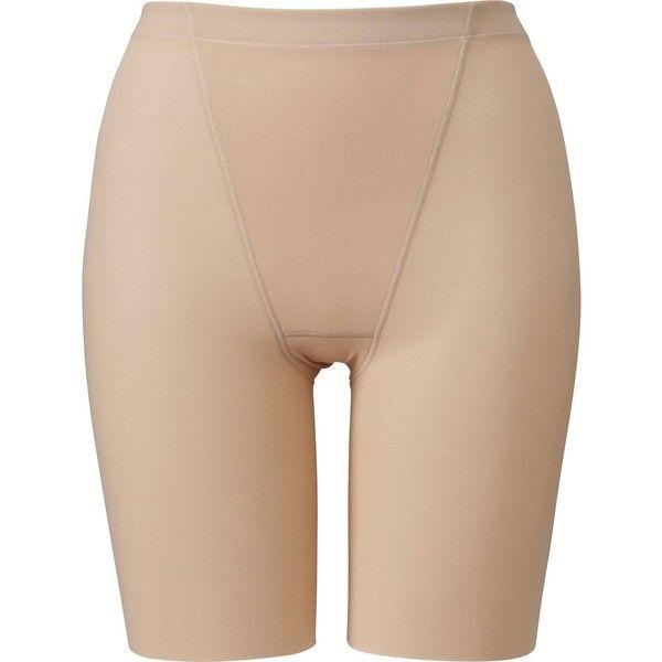 Quần gen bụng định hình Uniqlo Body Shaper Half Shorts Nhật Bản (Màu da)