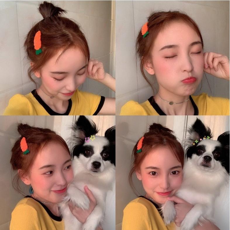 Kẹp vải handmade hàn quốc siêu cute
