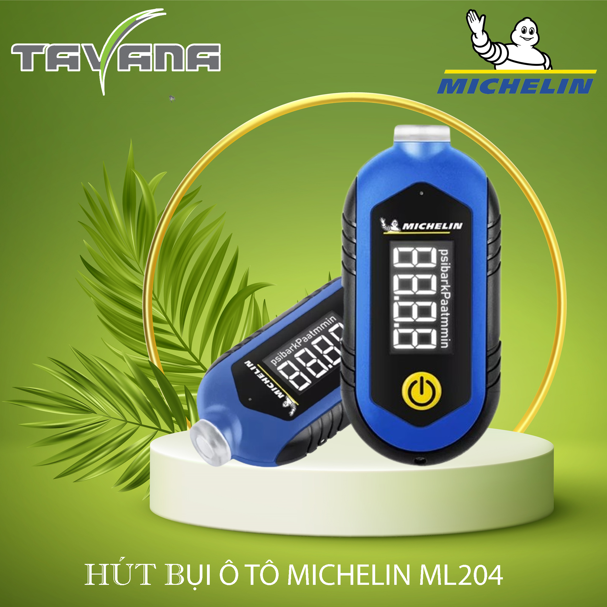 Dụng cụ đo áp suất và gai lốp kỹ thuật Michelin 2210