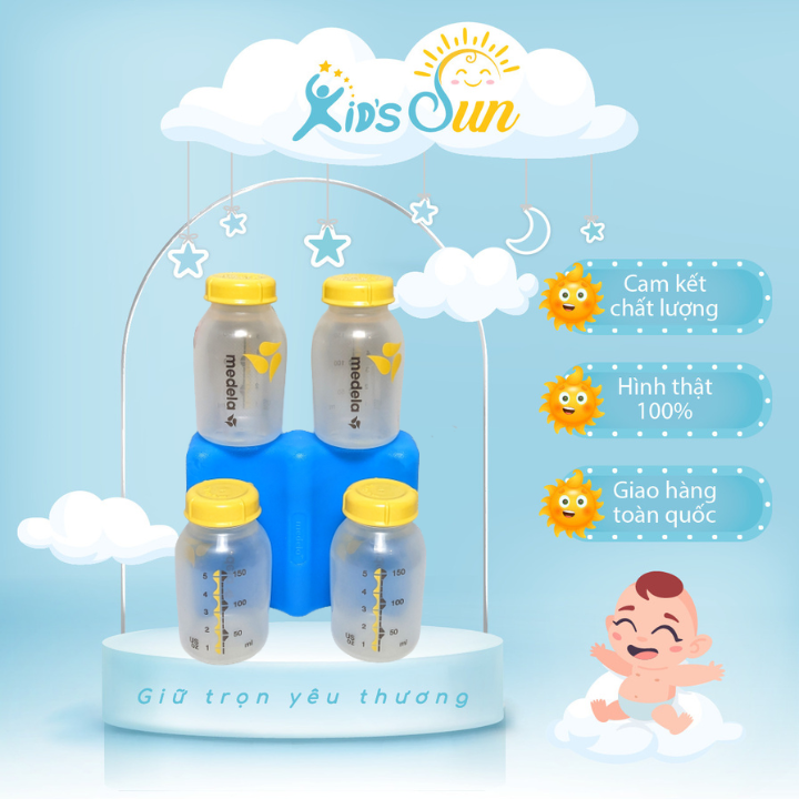 Bộ túi giữ nhiệt đá khô medela tiện lợi và rất dễ sử dụng