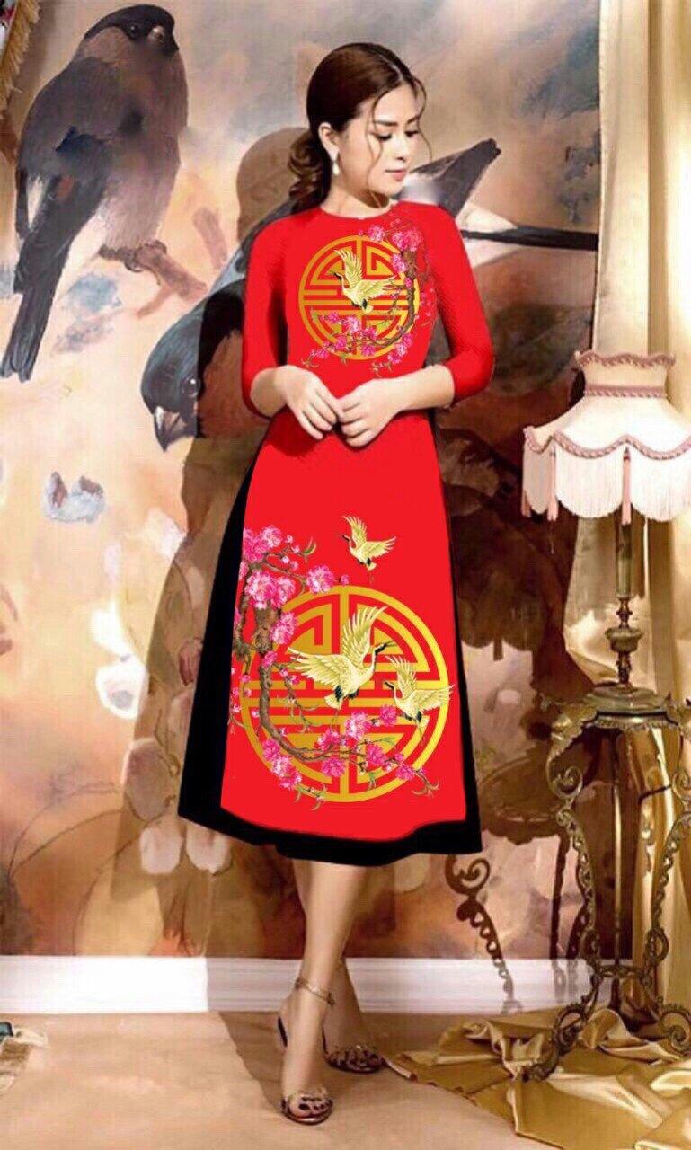 Set áo dài kèm chân váy