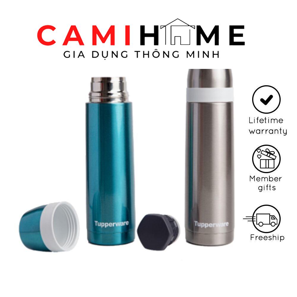 Bình giữ nhiệt lõi thép không gỉ 304 cao cấp Thermos Sparkling 500ml giữ nhiệt 6h bảo hành 12 tháng Chính hãng Tupperware
