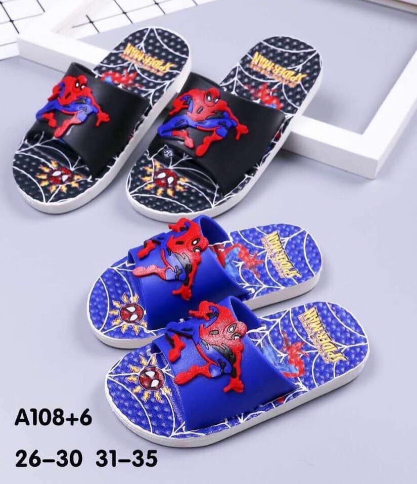 Dép siêu nhân người nhện trẻ em