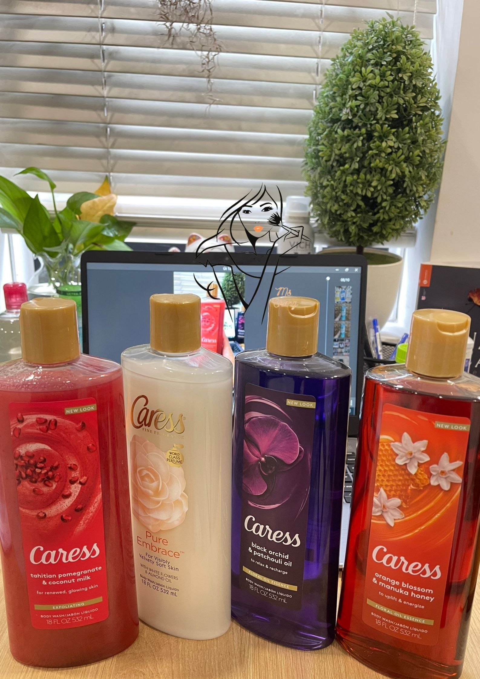 💢 💢 sữa tắm caress daily silk body 💢 💢 - xuất xứ: usa
