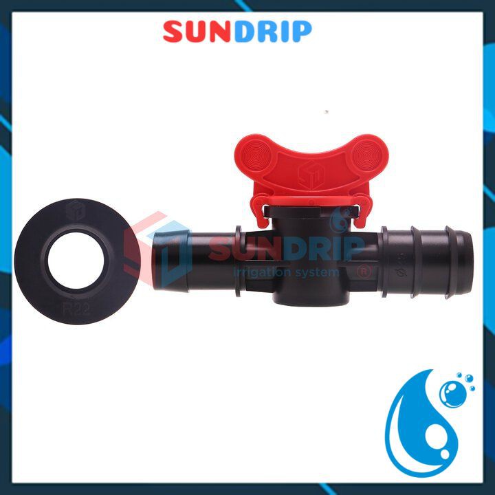 Combo 50 van khóa khởi thủy ldpe 16mm kèm ron cao su