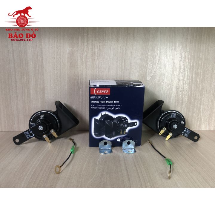 Còi sên Denso dùng cho ô tô, xe hơi chống nước 12 V ( Made in Indonesia)