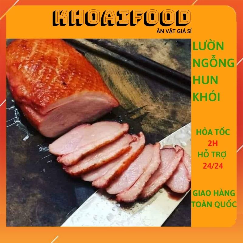 Lườn ngỗng xông khói - hun khói Nga hàng chuẩn thơm béo miếng 200-250g