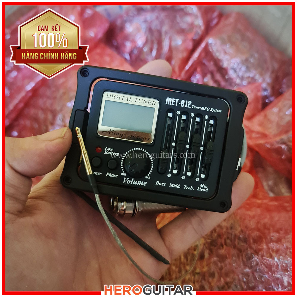 EQ guitar Met B12 - Hàng chính hãng công ty Mings (Kèm khuôn cắt EQ, pin và đầy đủ phụ kiện)
