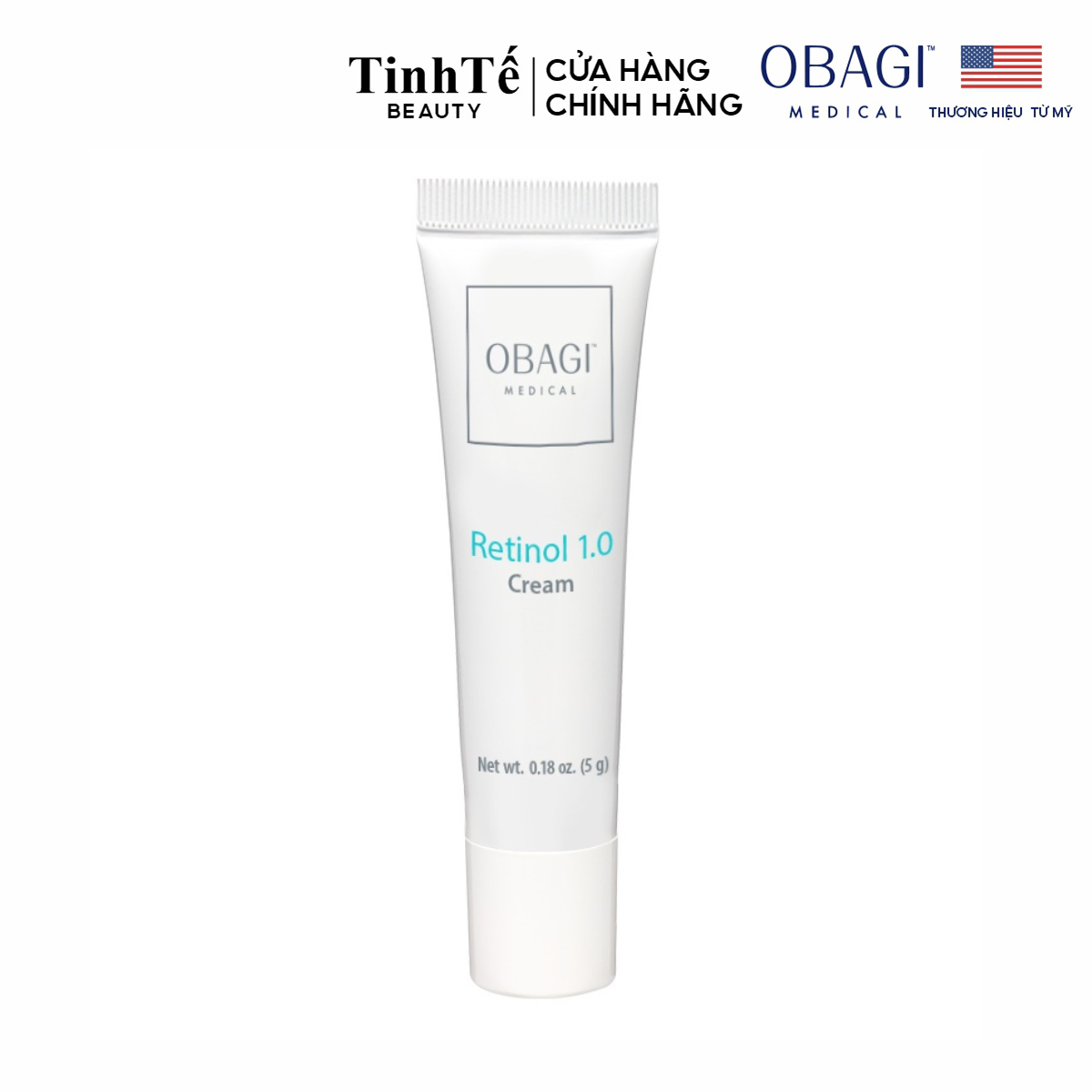 Kem dưỡng da trẻ hóa, ngừa mụn Obagi Retinol 1.0 5g