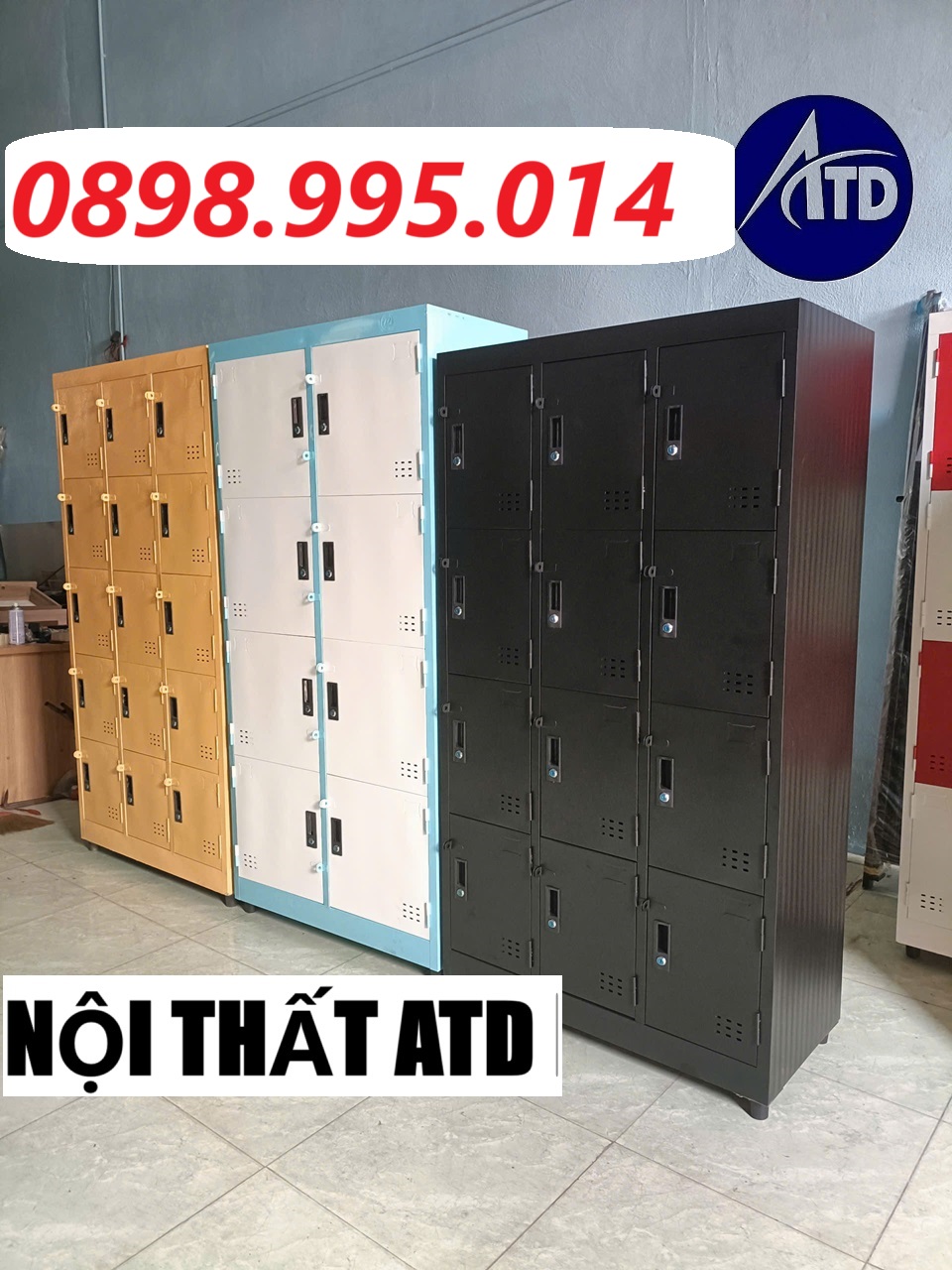 Tủ locker sắt nhiều ngăn 6-9-10-12-15-24 cửa chất lượng cao để đồ, tài liệu văn phòng, trường học
