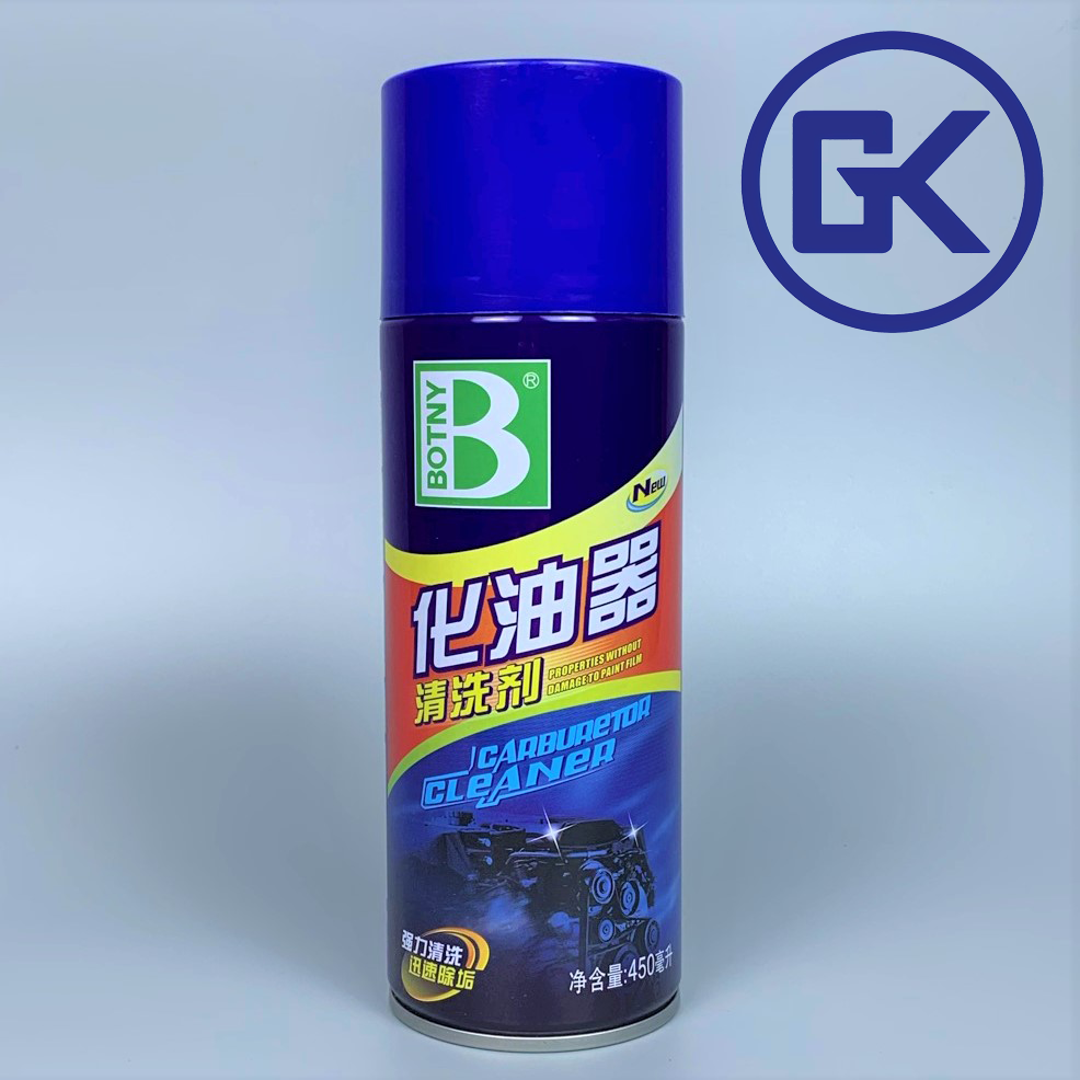 Chai xịt rửa tẩy rửa bình xăng con , bộ chế hòa khí BOTNY