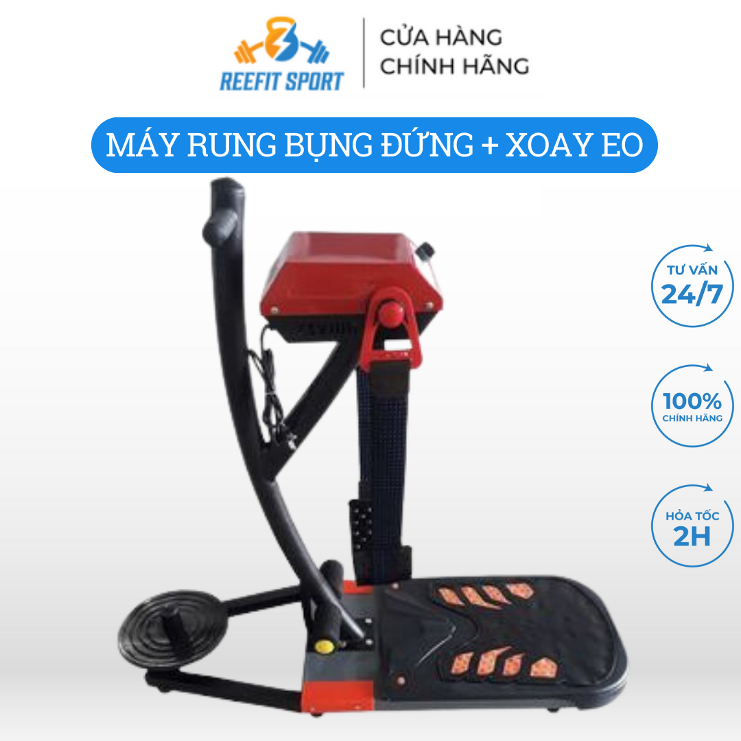 Máy rung bụng đứng xoay eo 2 trong 1 Reefit Sport