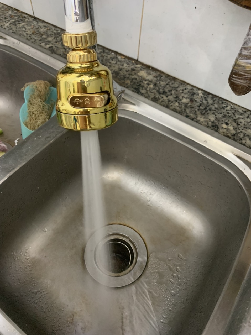 [HCM][TĂNG ÁP MẠNH GẤP 3 LẦN ] ĐẦU VÒI RỬA CHÉN BÁT XOAY 360 ĐỘ THẾ HỆ MỚI 3 CHẾ ĐỘ ( VÀNG)