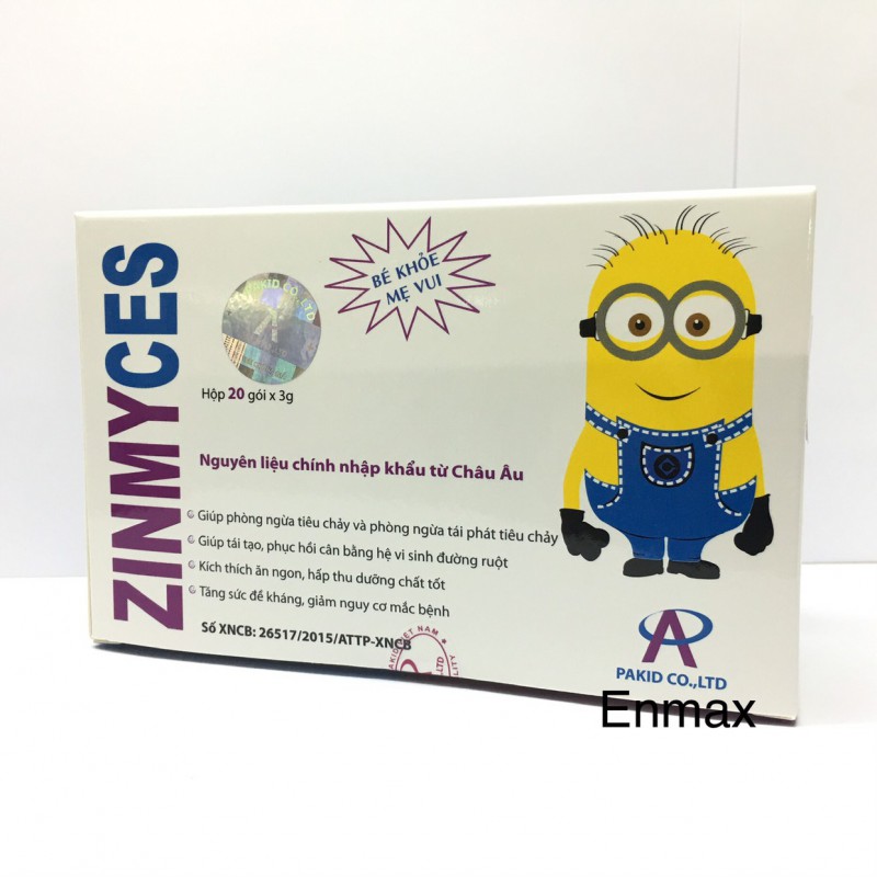 ZINMYCES cốm tiêu hóa giúp trẻ hết biếng ăn