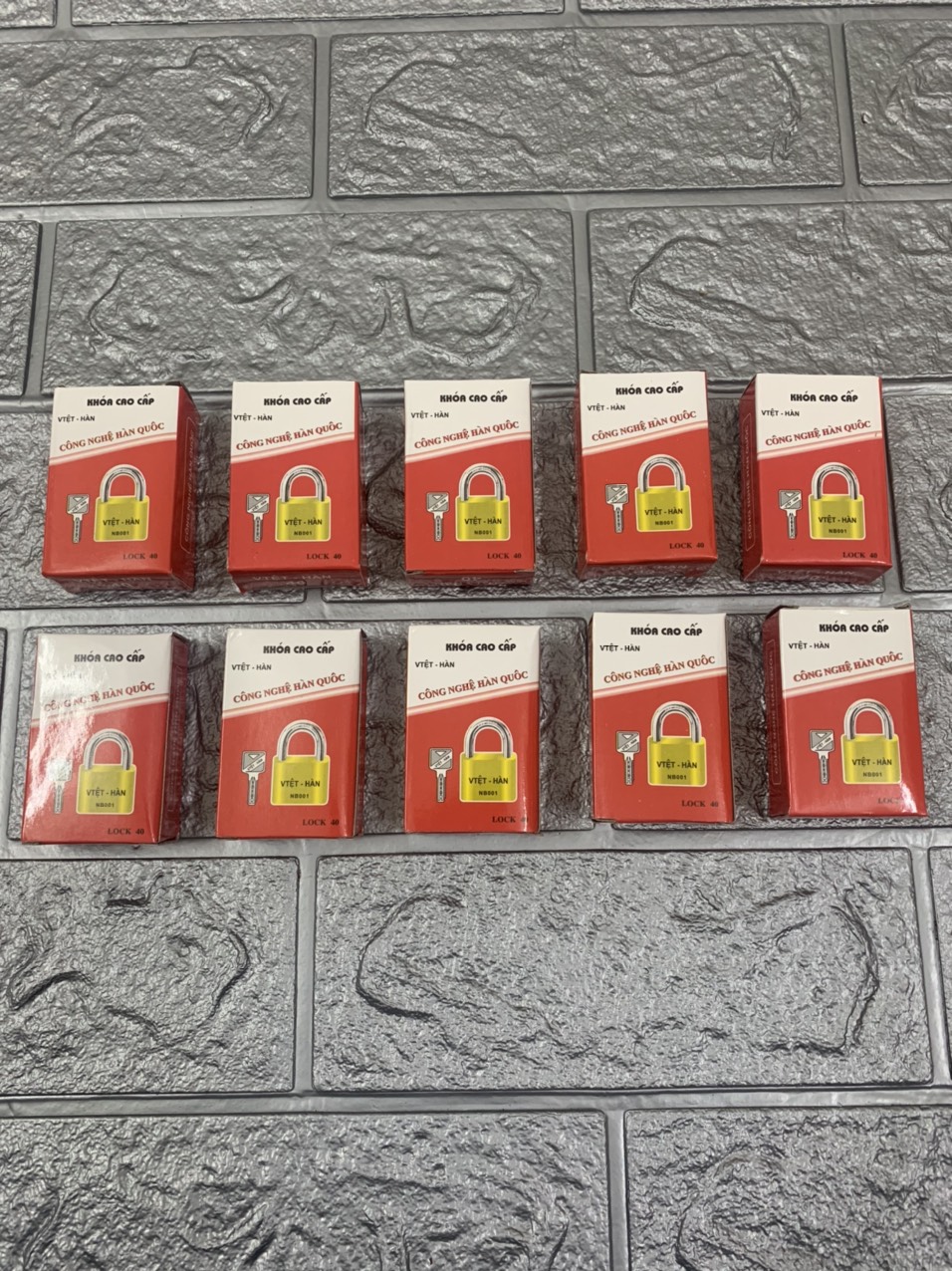 Ổ khóa việt hàn nb001- lock 40, 50, 60 🔅 🔅 ổ khóa bấm