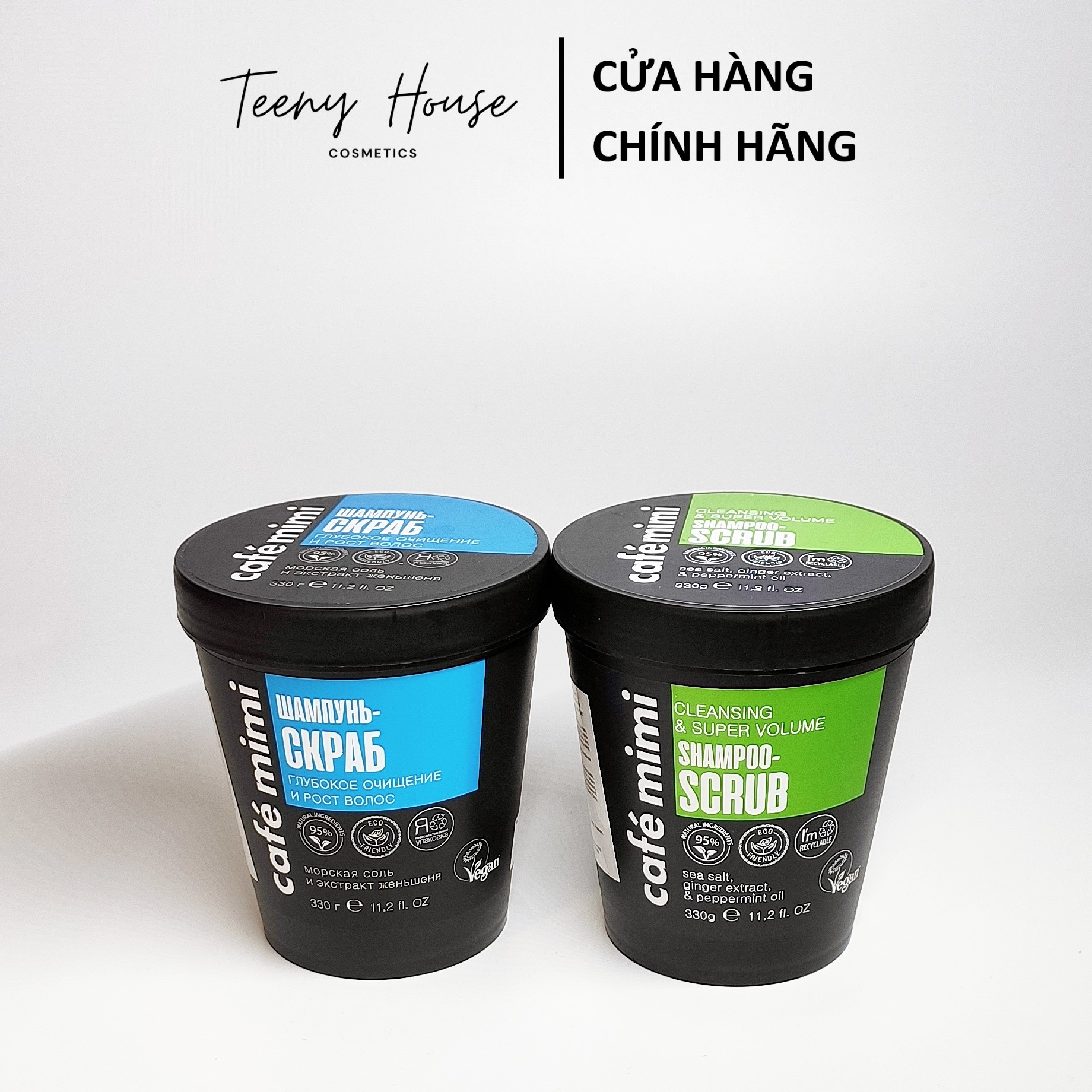 Tẩy da chết da đầu Cafe MiMi Super Volumm & Cleansing