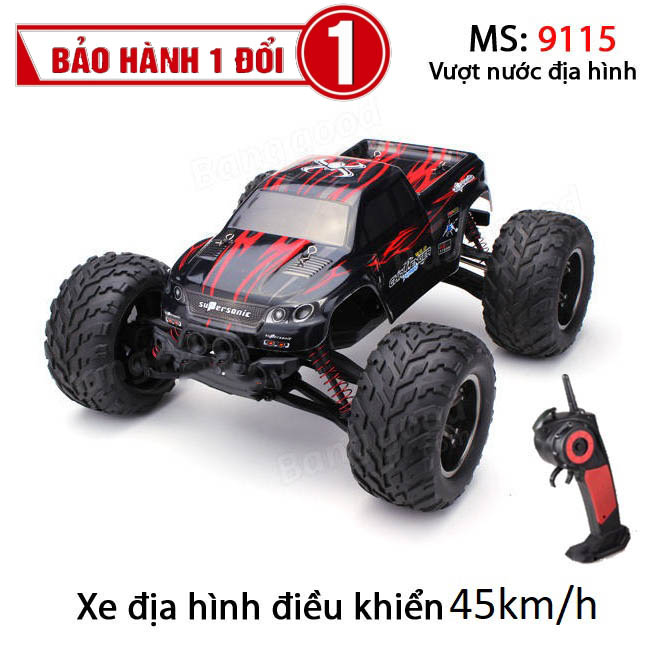 Ô Tô Điều Khiển Từ Xa - Xe Mô Hình Đồ Chơi Xe Ôtô Điều Khiển Địa Hình Bánh Lớn No. 9115 - Bảo Hành 12 Tháng