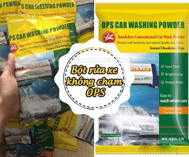 Bột rửa xe không chạm obs vàng bb