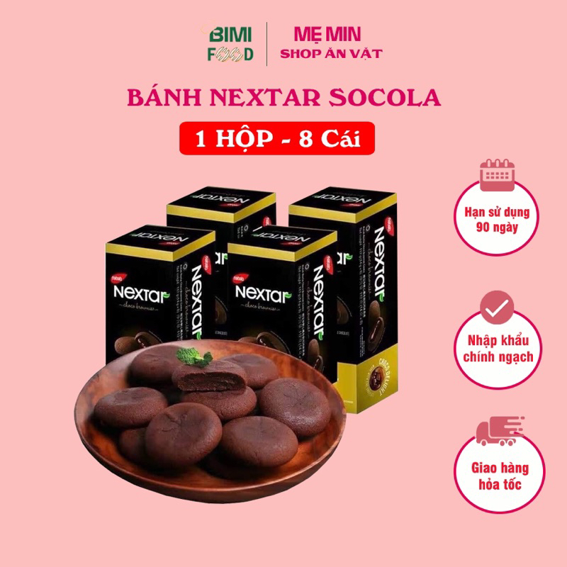 Bimi Food sẵn 1 hộp bánh nabati nextar socola siêu hot
