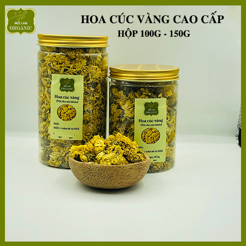 Hoa cúc vàng nguyên bông sấy khô
