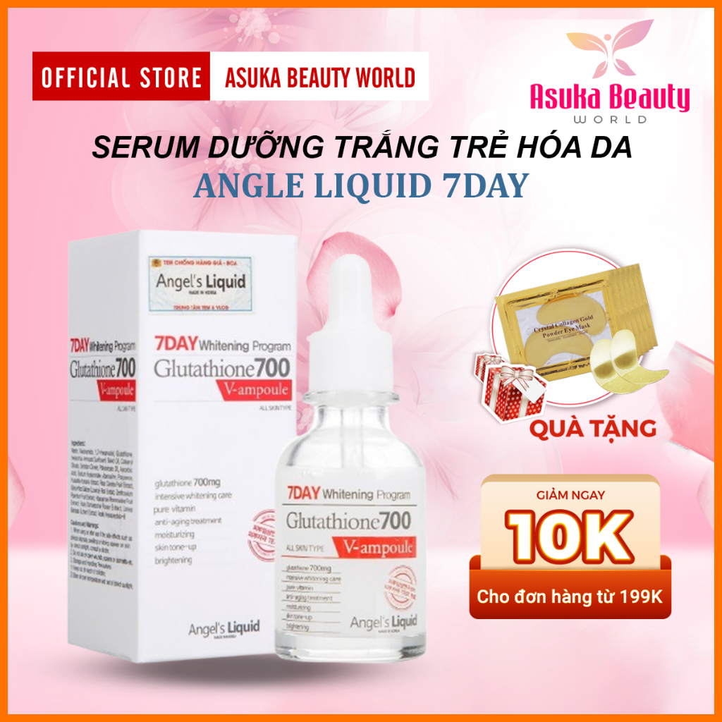 Serum Dưỡng Sáng Da Angel's Liquid Serum Glutathione 7 Day 30ml