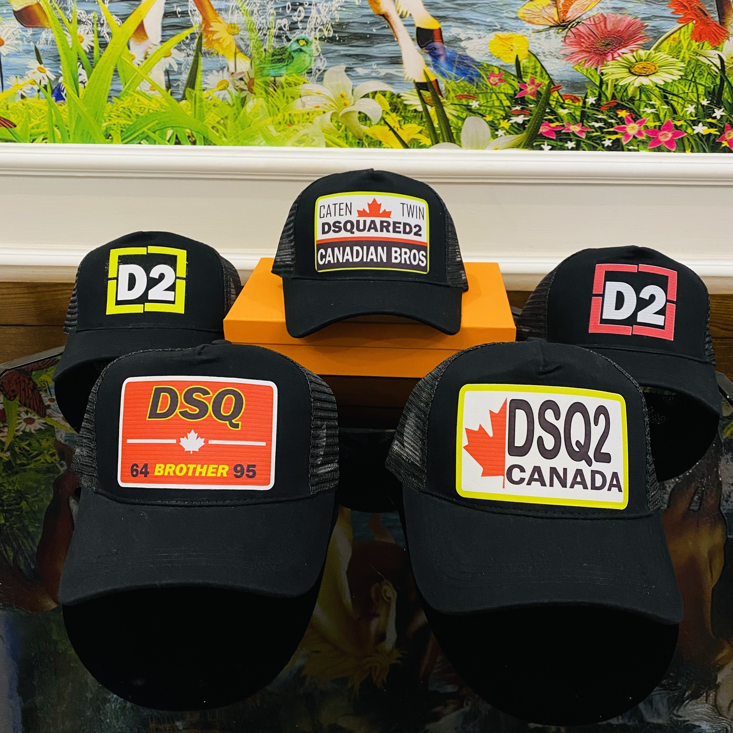 [TRÙM MŨ] Mũ lưỡi trai nam nữ DSQ2 phối lưới thoáng mát, freestyle, nón in phong cách sành điệu, giá rẻ, VP08