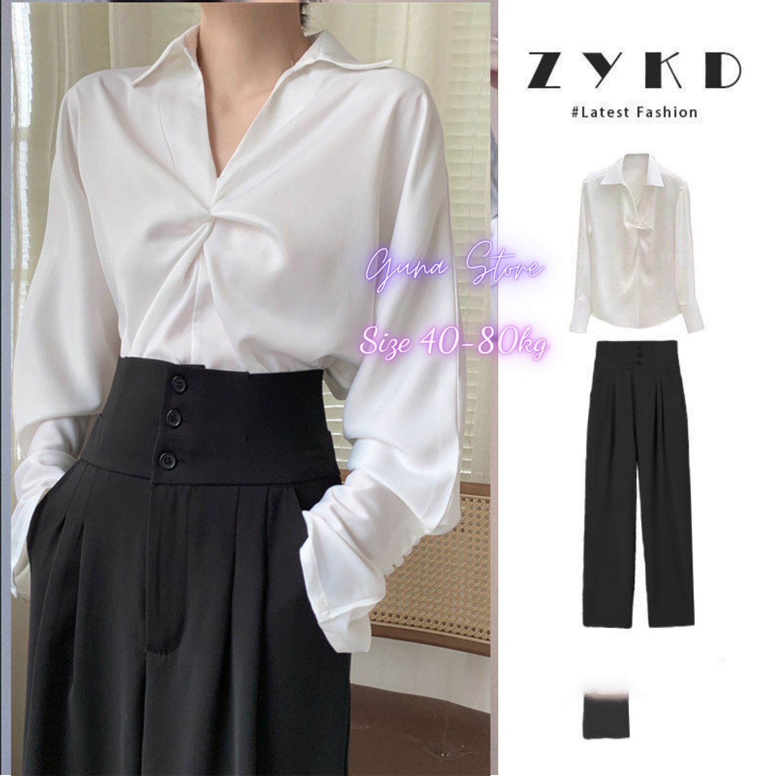 [Duy nhất 20H 10.11 - 13.11, Mua 2 giảm 10%] HOÀN TIỀN 15% - [Quần Baggy Cạp Cao 3 Cúc có big size] Quần Công Sở Đi Học-Vải Loại 1 Mềm Co Giãn- M08-M0883