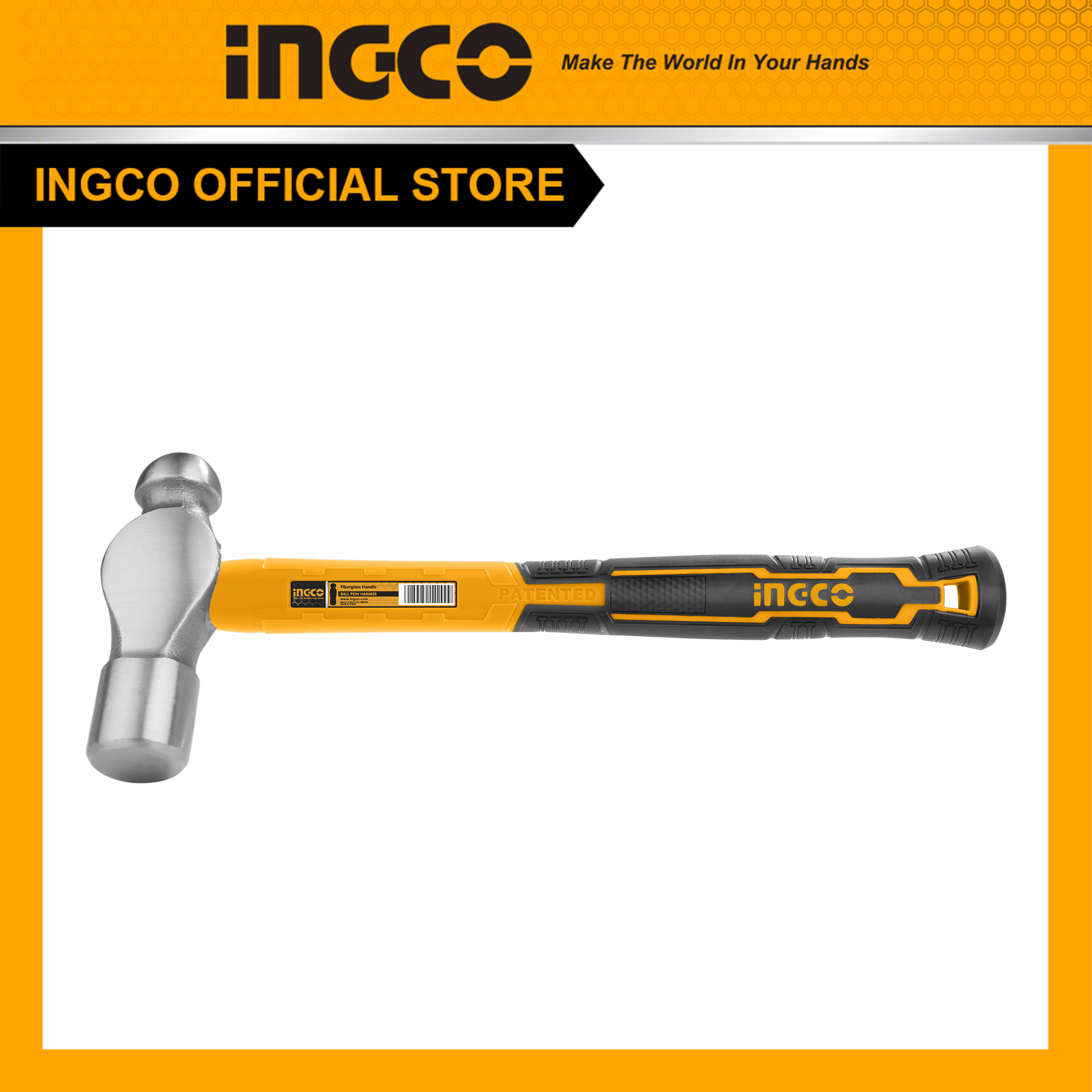 Búa đầu tròn ingco hbphs8016 450g
