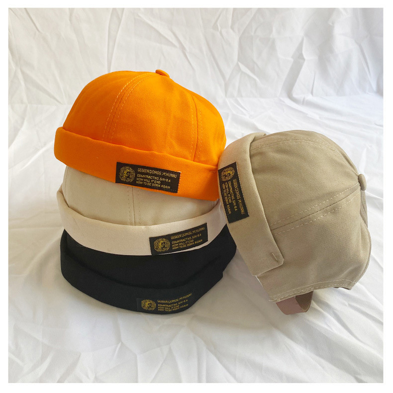 Mũ miki, nón tròn tem chữ cá tính nam nữ phong cách Hàn Quốc - Miki hat thời trang