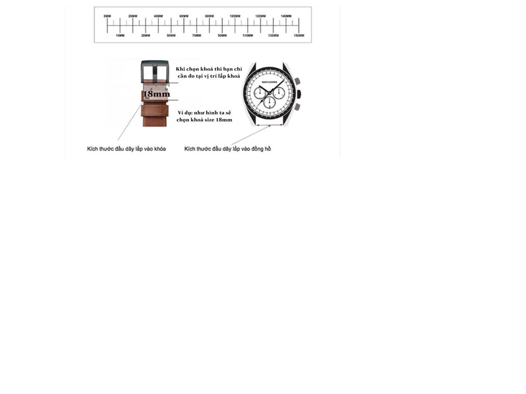 Khóa bướm đồng hồ Seiko (Khắc logo CNC)