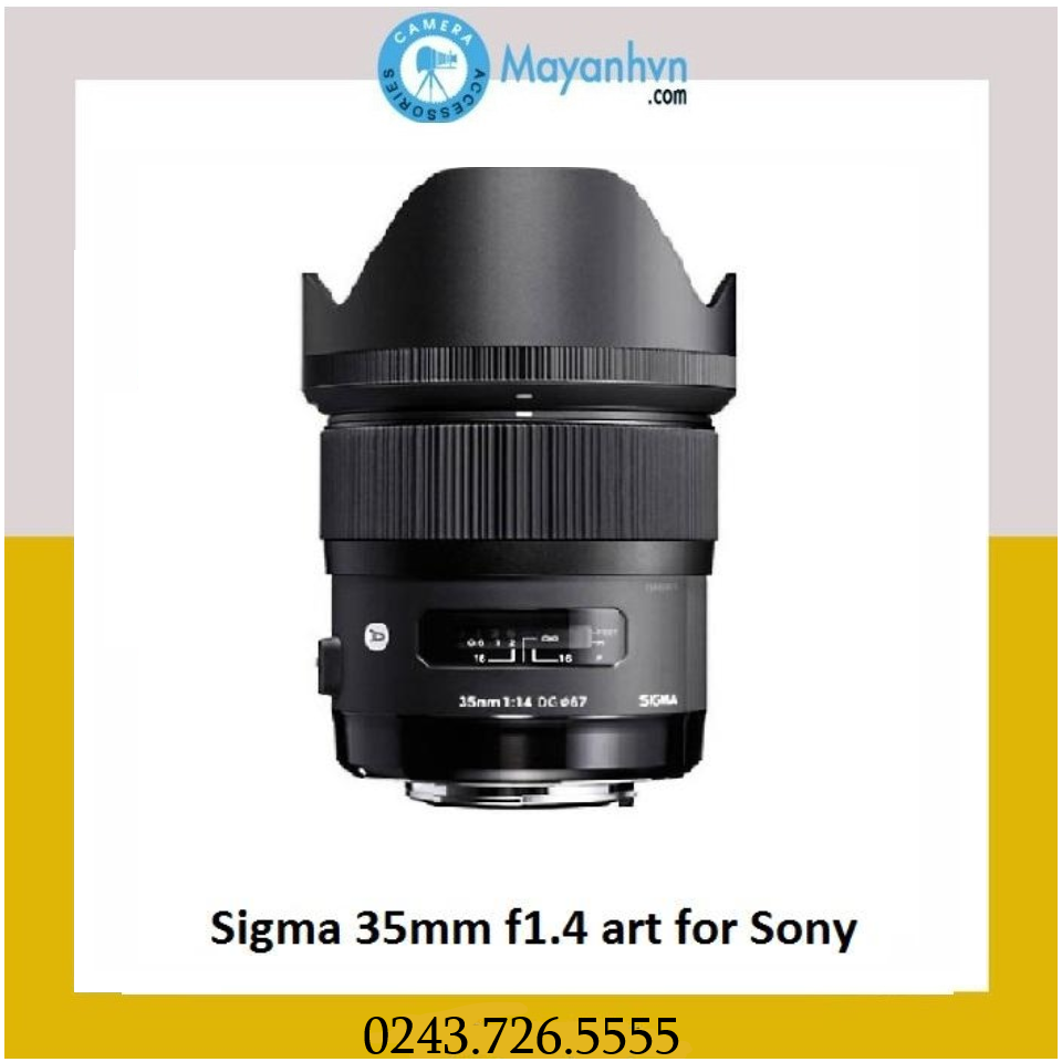Ống kính sigma 35mm f/1.4 dg hsm art for sony