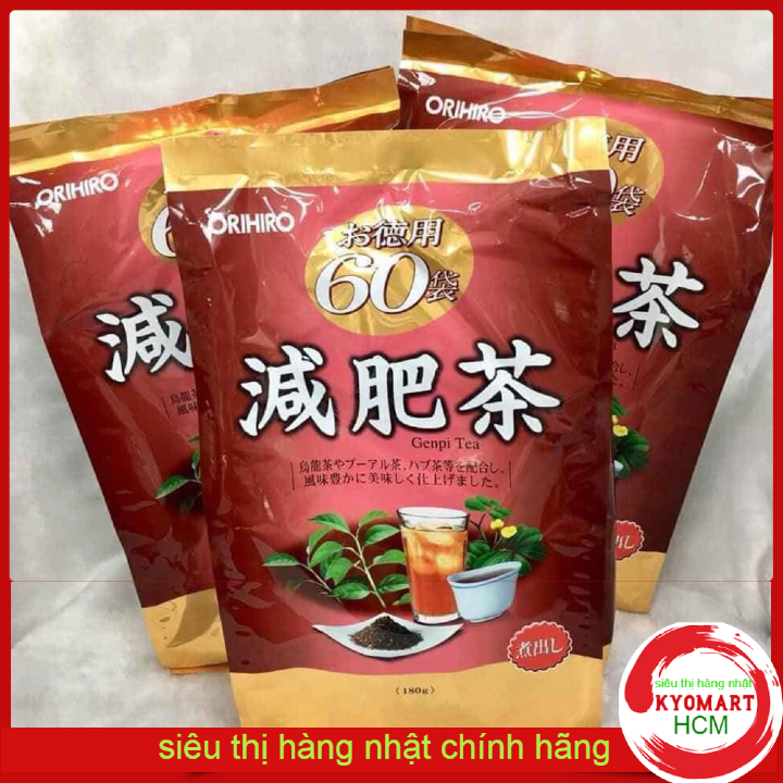 [HCM]Tr&agrave giảm mỡ bụng Genpi Orihiro 60 g&oacutei Nhật Bản
