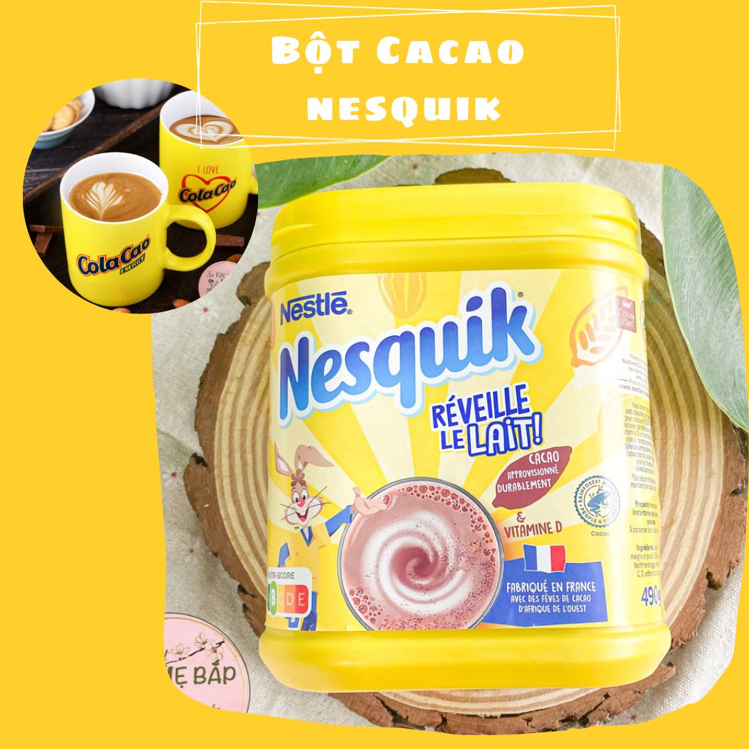 Bột cacao mỹ nestle nesquik 490g - chocolate power - shop mẹ bắp