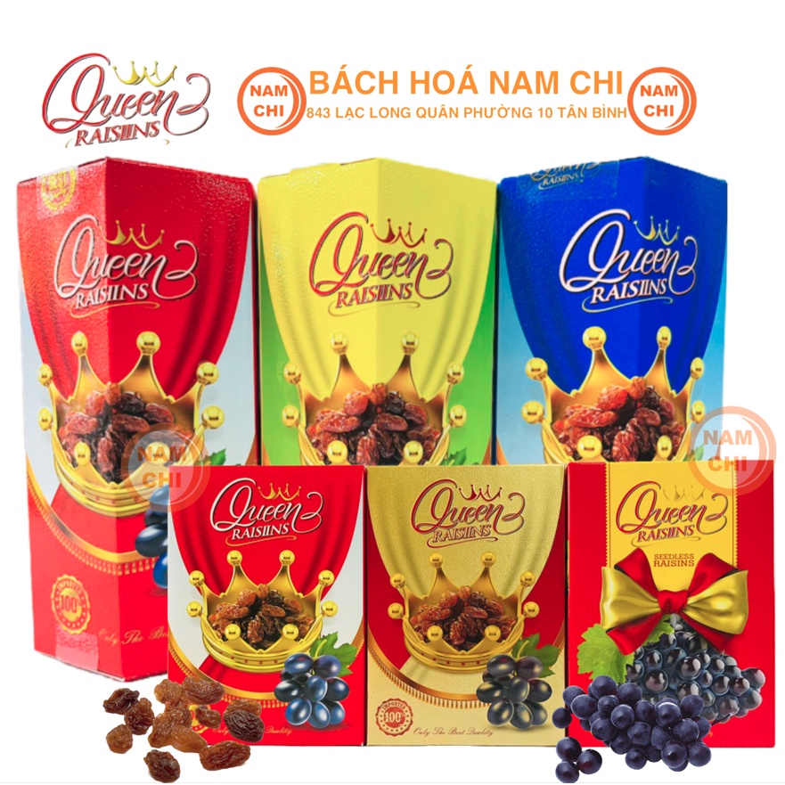 Nho Khô Queen Raisins Sunview Chất Lượng Nho Cao Cấp Quà Biếu Tết Sang Trọng Giá Rẻ