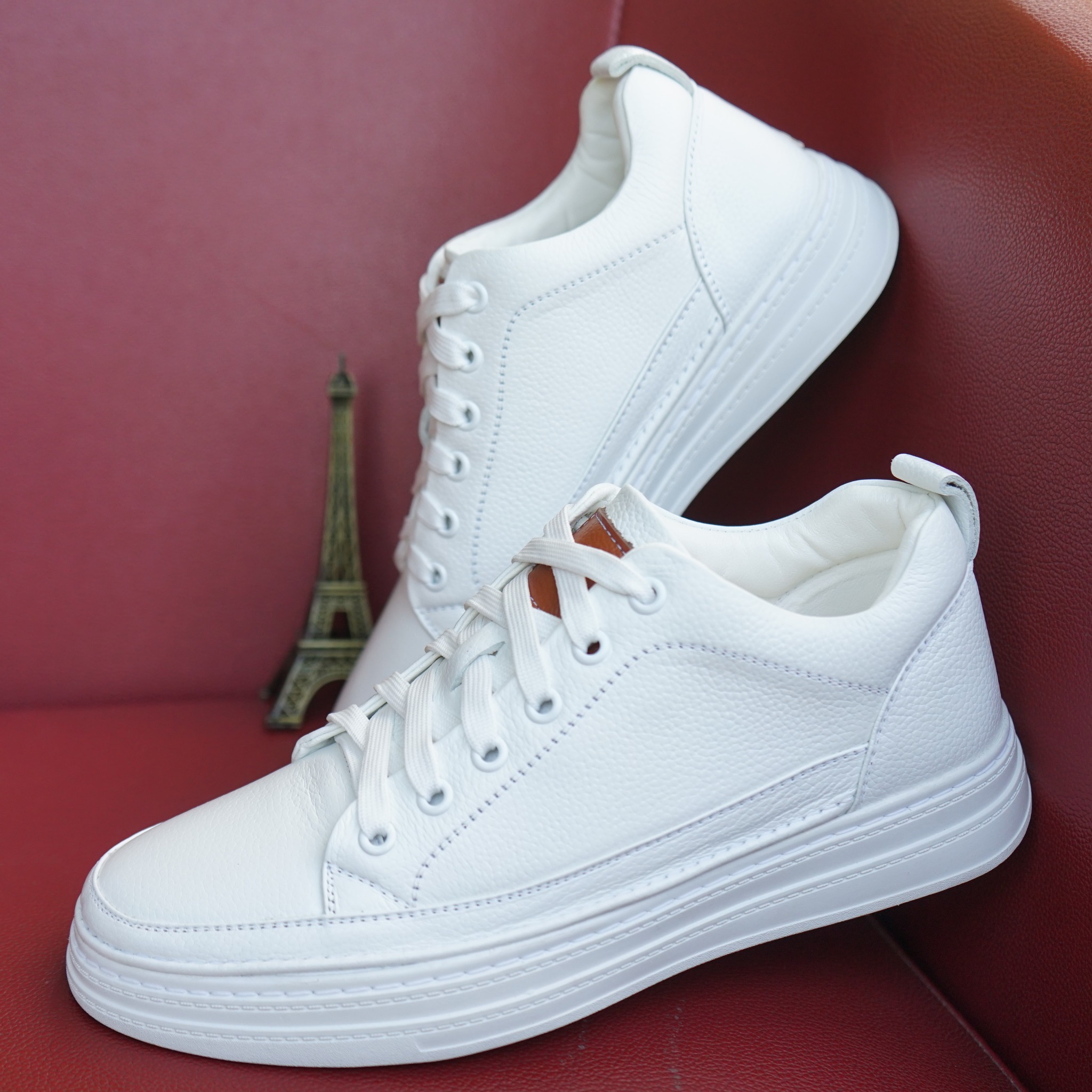 Giày sneaker nam giày thể thao nam da bò cao cấp