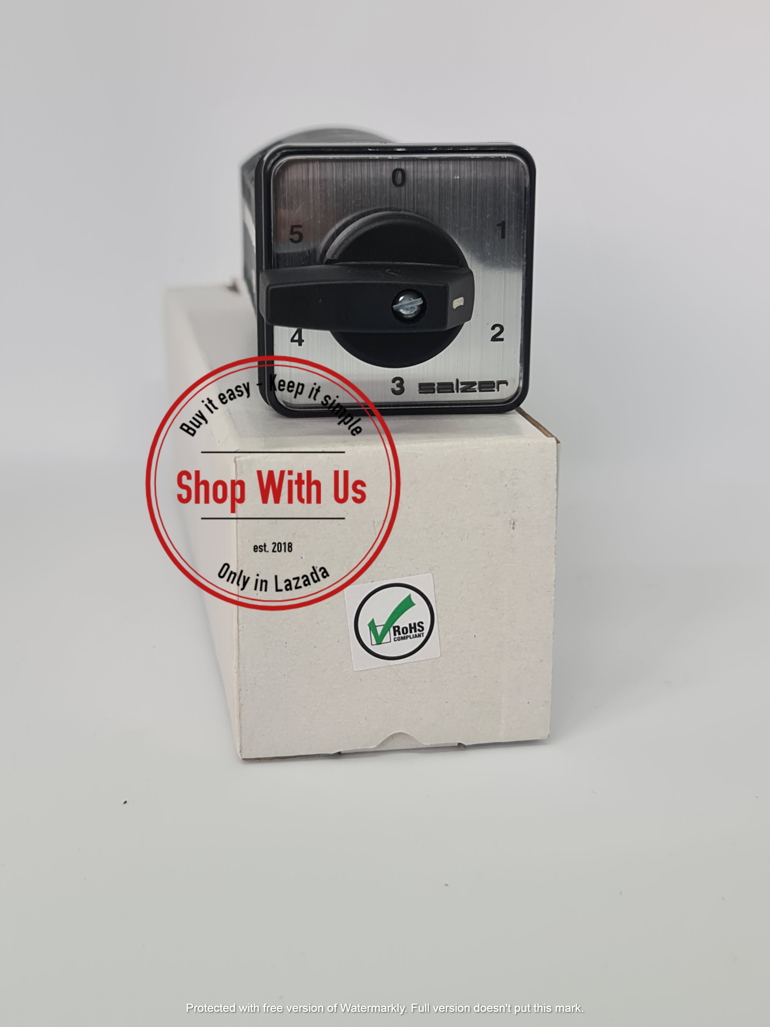 Chuyển mạch 0-1-2-3-4-5 - Công tắc xoay 0-1-2-3-4-5 TP16 61102 - Chuyển mạch 4 vị trí 1 Off Ấn Độ - Chuyển mạch 0-1-2-3-4-5 Salzer - chuyển mạch Salzer